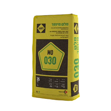 גראוט צמנטי מחוזק MO 030- שק 25 ק