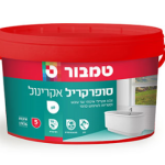 סופרקריל אקרינול לבן 5 ליטר- טמבור