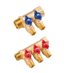 מחלק S.P + ברז 1/2*3  אדום כניסה "1