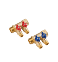 מחלק פקס 3/4 עם 2 ברזים- NTM איטליה