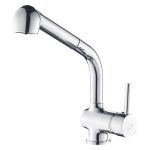 ברז פרח נשלף גבוה כרום ניקל VALLE - אקווילה