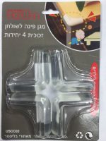 מגן פינה לשולחן זכוכית(4 יח' בליסטר)