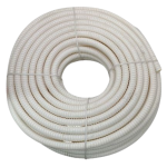 צינור שרשורי 5/8 לבן לניקוז מזגן מחיר למ"א