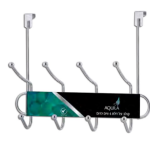 קולב על דלת כרום 4 ווים - פאר נשר