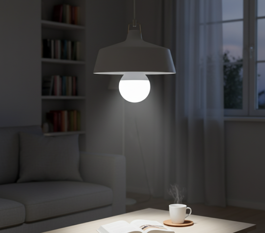 נורת לד כדור לבן קר 15W הברגה E27