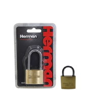 מנעול תליה משונן א' אוזן קצרה + מפתחות