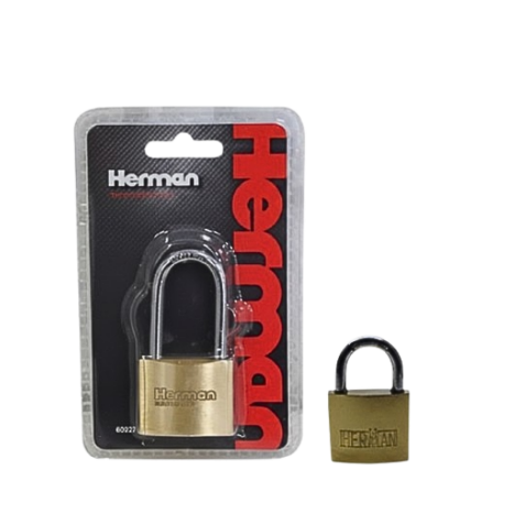 מנעול תליה משונן א' אוזן קצרה + מפתחות