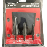 סט 3 מקדח מדורג  לאימפקט