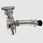 סיפון 1-1/4 למקלחת בציפוי ניקל