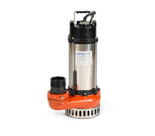 משאבה טבולה לביוב 3000W יציאה 3