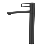 ברז פרח גבוה שחור מט MATTEO - אקווילה פרימיום