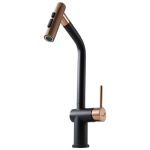 ברז נשלף שחור נחושת SUPREME- אקווילה פרימיום