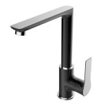 ברז פרח גבוה שחור מט וכרום ניקל BRANT- אקווילה פרימיום