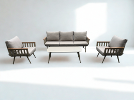 פינת ישיבה חוץ 4 חלקים- דגם טוסקנה