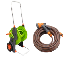 גלגלת השקיה מקצועית ואקדח 8 מצבים- אביאלי