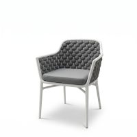 כיסא ישיבה אלומיניום משולב חבלי פוליאסטר- דגם סידני