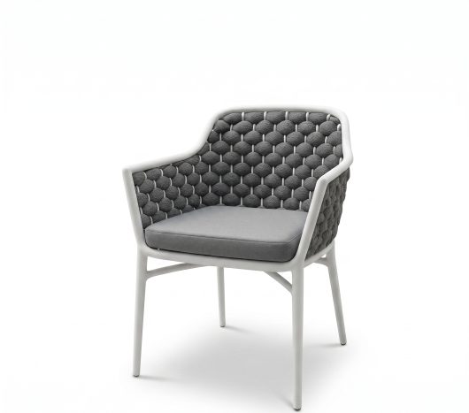 כיסא ישיבה אלומיניום משולב חבלי פוליאסטר- דגם סידני