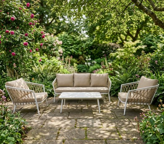 פינת ישיבה חוץ 4 חלקים- דגם סיישל