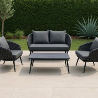 פינת ישיבה חוץ 4 חלקים- דגם דובאי