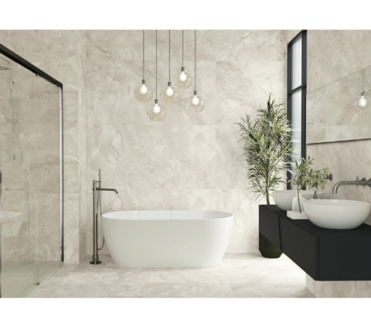 אריח פורצלן 120/120 אורה- שנהב טבעי