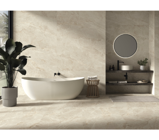 אריח פורצלן 120/120 מגיסטיק- קרם משי