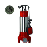 משאבה טבולה 2" 1300W גורסת +סכין וידיה- ביטק