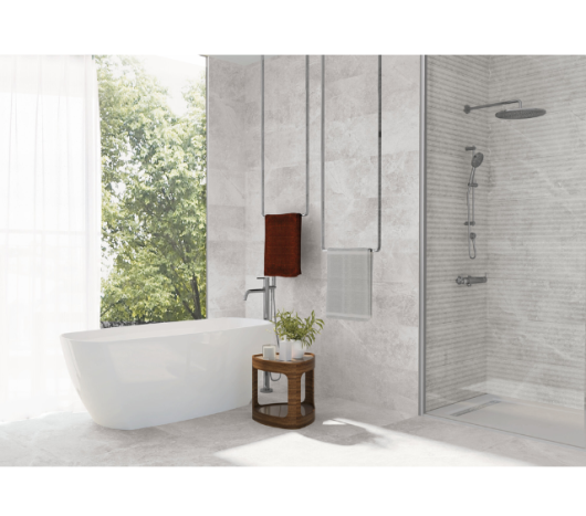 אריח פורצלן 120/120 פאיטרה - אפור בהיר