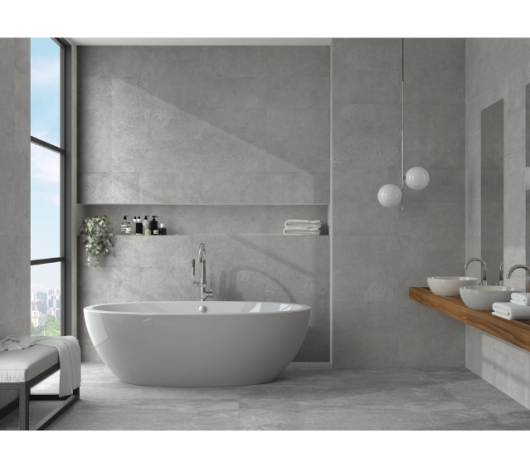 אריח פורצלן 60/120 פרומנד- אפור כסוף