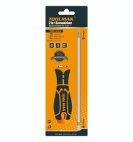 מברג מתחלף PH2+SL6 אורך 140 מ