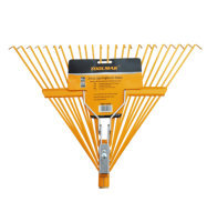 מגרפת עלים מתכת 24 שיניים- TOOLMAK