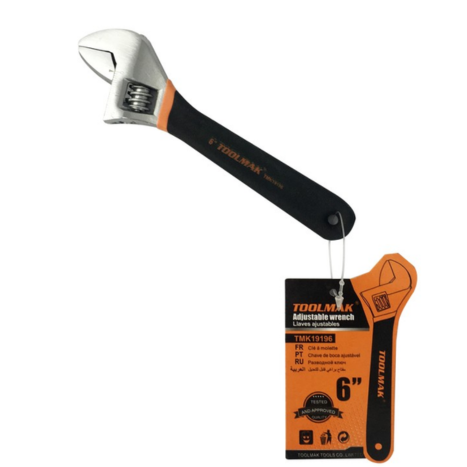 מפתח שוודי ידית גומי בגדלים- TOOLMAK