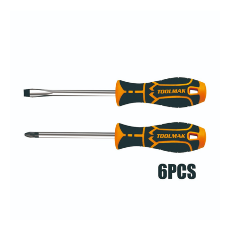 סט מברגים 6 יח'- TOOLMAK