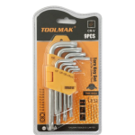 סט מפתחות אלן 9 יח' קצר טורקס- TOOLMAK