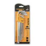 סט מפתחות אלן 9 יח' ארוך מילמטרי 1.5-10 מ"מ- TOOLMAK