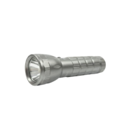 פנס יד פלסטיק כולל סוללות- אפור/כחול