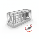 רשת יונים שקופה 3*3