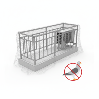 רשת יונים שקופה 3*3