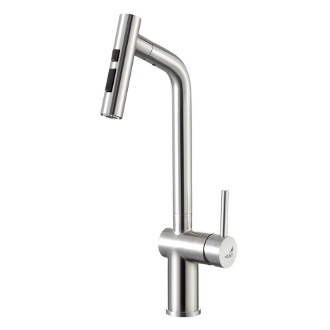 ברז נשלף כרום מוברש SUPREME- אקווילה פרימיום