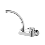 ברז קיר ברבור פיה ארוכה ניקל מוברש CAPINERA- אקווילה