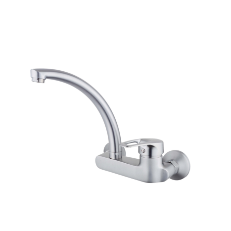 ברז קיר גבוה פיה ארוכה ניקל מוברש CAPINERA- אקווילה