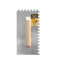 מאלג' ידית עץ 300*150 עם שיניים- TOOLMAK