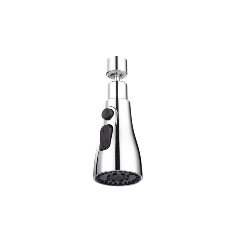 מזלף לברז מטבח 3 מצבים עם מפרק מתכוונן כרום ניקל- אקווילה