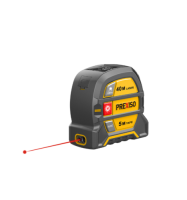 מטר מדידה 5 מ' משולב מד טווח לייזר 40 מ' נטען- PREXISO