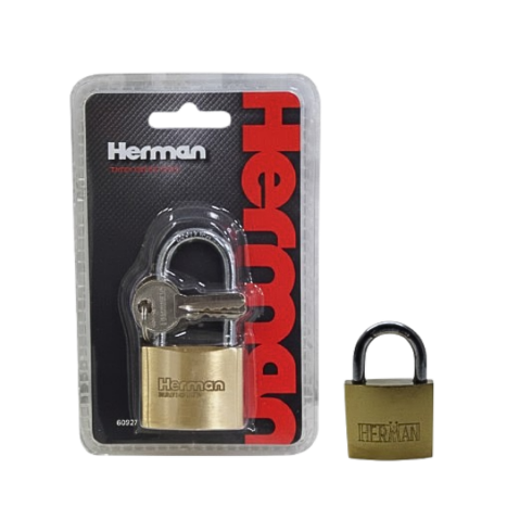 מנעול תליה משונן ג' אוזן ארוכה + 3 מפתחות