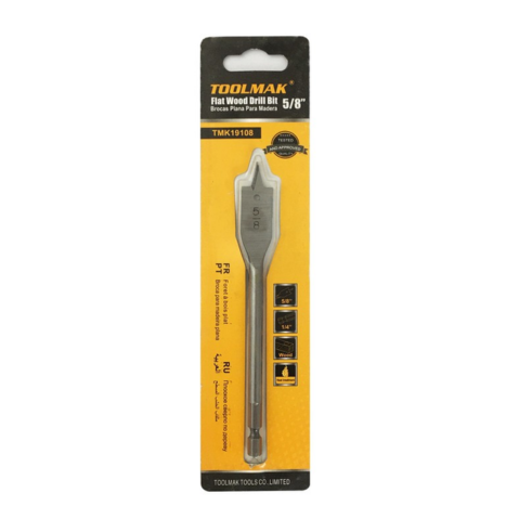 מקדחי פרפר שטוח לעץ לאימפקט במגוון גדלים- TOOLMAK