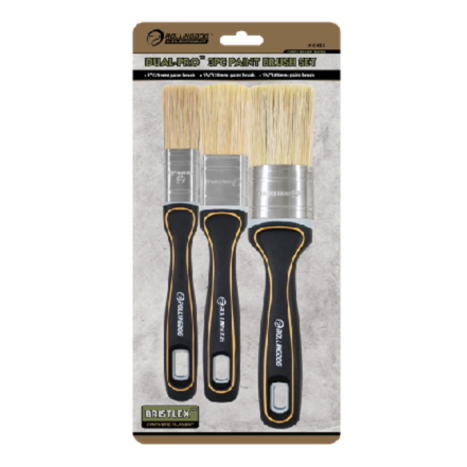 סט 3 מברשות צביעה מקצועיות- ROLLINGDOG