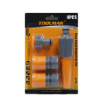 סט 4 יח' אקדח השקיה ומתאמים 1/2"- TOOLMAK