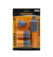 סט 4 יח' אקדח השקיה ומתאמים 1/2