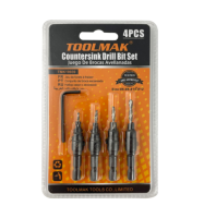 סט 4 יח' שקענים לעץ- TOOLMAK