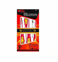 סט 6 יחי' מברגים 1000V תקן VDE דו קומפוננטי- ביטק